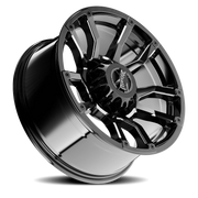 Torque Wheels TW403C Impact 20x9 +0 8x170mm 125.2mm Gloss Black Premium Milling