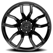 Torque Wheels TW403C Impact 22x11 -25 8x170mm 125.2mm Gloss Black