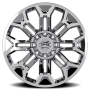 Torque Wheels TW405C Pulse 24x11 -25 8x165.1mm 121.5mm Chrome