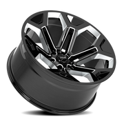 Torque Wheels TW405C Pulse 24x11 -32 6x139.7mm 78.1mm Gloss Black Premium Milling