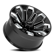 Torque Wheels TW405C Pulse 24x11 -25 8x165.1mm 121.5mm Gloss Black Premium Milling