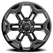 Torque Wheels TW405C Pulse 20x9 +0 6x139.7mm 78.1mm Gloss Black Premium Milling