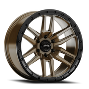 Torque Wheels TW411C Pritchett 17x9 +0 6x139.7mm 93.1mm Satin Bronze Black Lip