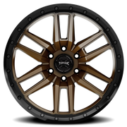 Torque Wheels TW411C Pritchett 20x9 -12 6x139.7mm 78.1mm Satin Bronze Black Lip