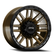 Torque Wheels TW411C Pritchett 20x9 +0 8x180mm 124.2mm Satin Bronze Black Lip