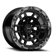 Torque Wheels TW419R Cliffhanger 18x9 +0 6x135mm 87.1mm Satin Black Gloss Black Lip