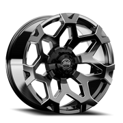 Torque Wheels TW423C Stance 20x9 +0 6x135mm 87.1mm Gloss Black Milled Spoke