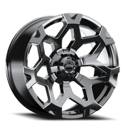 Torque Wheels TW423C Stance 20x9 +0 8x170mm 125.2mm Gloss Black Milled Spoke