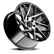 Torque Wheels TW424C Summit 20x9 -12 6x139.7mm 78.1mm Gloss Black Machined Face