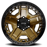 Torque Wheels TW448R Blackhawk 17x9 -12 6x139.7mm 106.1mm Satin Bronze Satin Black Lip