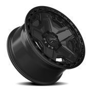 Torque Wheels TW448R Blackhawk 17x9 -12 6x139.7mm 106.1mm Satin Black Gloss Black Lip