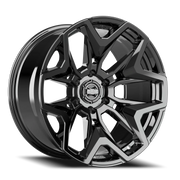 Torque Wheels TW459R Mako 20x10 -18 5x127mm 71.5mm Gloss Black