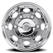 Torque Wheels TW512C Revolver Dually 16x6 -130 6x205mm 161.1mm Polished