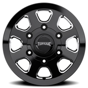 Torque Wheels TW522R Traveler 16x7 +87 6x180mm 138.8mm Gloss Black Milled Spoke