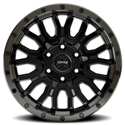 Torque Wheels TW538R Venture 17x8 +38 6x130mm 84.1mm Satin Black Machined Lip-Bronze Tint