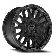 Torque Wheels TW538R Venture 17x8 +38 6x130mm 84.1mm Satin Black Gloss Black Lip