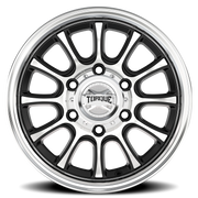 Torque Wheels TW752C Transporter 15x6 +0 6x139.7mm 108mm Gloss Black Machined Face