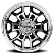 Torque Wheels TW754C Hitch 15x6 +0 6x139.7mm 108mm GBM Gloss Black Machined Face Machined Face