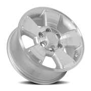 OE Wheels TY09 17x7.5 +30 6x139.7mm 106.1mm Machined Silver