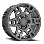 OE Wheels TY16B 17x7 +4 6x139.7mm 106.1mm Satin Graphite