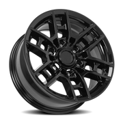 OE Wheels TY17 16x7 +13 6x139.7mm 106mm Gloss Black