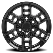 OE Wheels TY17 16x7 +13 6x139.7mm 106mm Gloss Black