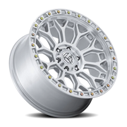 Fuel Talon 20x9 +20 6x139.7mm 106.1mm Gloss Silver Machined Face