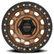 KMC Tank Beadlock 17x9 -15 5x127mm 71.5mm Matte Bronze
