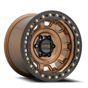 KMC Tank Beadlock 17x9 -38 6x139.7mm 108mm Matte Bronze