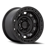 KMC Tank Beadlock 17x9 -15 5x127mm 71.5mm Satin Black