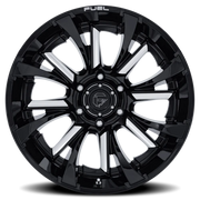 Fuel Tantrum 20x9 +20 8x170mm 125.1mm Gloss Black Milled