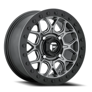 Fuel Tech Beadlock UTV 15x7 +38 4x137mm 110.1mm Matte Gunmetal Black Bead Ring