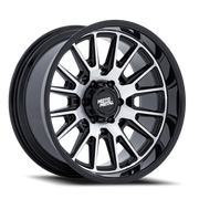 Moto Metal Tekton 20x10 -18 5x127mm 71.5mm Gloss Black Machined Face