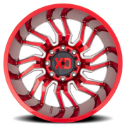 XD Series Tension 20x10 -18 5x127mm 71.5mm Candy Red Milled