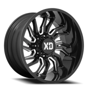 XD Series Tension 22x10 -18 5x139.7mm 78.1mm Gloss Black Milled