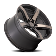 Niche Teramo 20x11 +43 5x120mm 72.56mm Matte Black Double Dark Tint