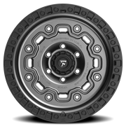 Fittipaldi Offroad Terra Series 17x9 -12 5x127mm 71.5mm Satin Anthracite Black Ring