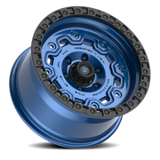 Fittipaldi Offroad Terra Series 17x9 -12 5x127mm 71.5mm Gloss Blue Black Ring