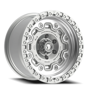 Fittipaldi Offroad Terra Series 17x9 -12 6x139.7mm 106.2mm Gloss Silver Machined