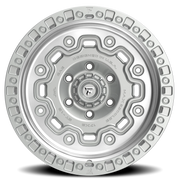 Fittipaldi Offroad Terra Series 17x9 -12 6x139.7mm 106.2mm Gloss Silver Machined