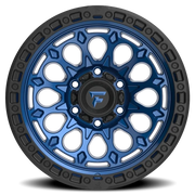 Fittipaldi Offroad Terra Series 17x9 -12 6x139.7mm 106.2mm Gloss Blue Black Ring