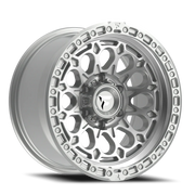 Fittipaldi Offroad Terra Series 18x9 +0 5x127mm 71.5mm Gloss Silver Machined