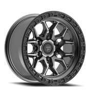 Fittipaldi Offroad Terra Series 17x9 -12 5x127mm 71.5mm Satin Anthracite Satin Black Ring