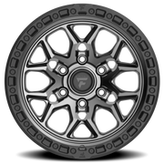 Fittipaldi Offroad Terra Series 17x9 -12 5x127mm 71.5mm Satin Anthracite Satin Black Ring
