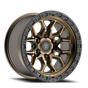 Fittipaldi Offroad Terra Series 17x9 -12 6x139.7mm 106.2mm Satin Bronze Satin Black Lip