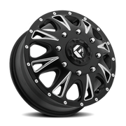 Fuel Throttle Dually 17x6.5 +129 8x200mm 142mm Black Milled