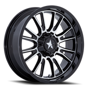 MSA Thunderlips 20x7 +0 4x137mm 110.1mm Gloss Black Machined