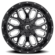 Fuel Titan 20x9 +7 6x120mm 67mm Gloss Black Milled