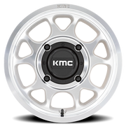 KMC Toro S UTV 15x7 +10 4x137mm 96mm Machined Silver