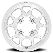 KMC Toro UTV 15x6 +38 4x137mm 96mm Machined Silver